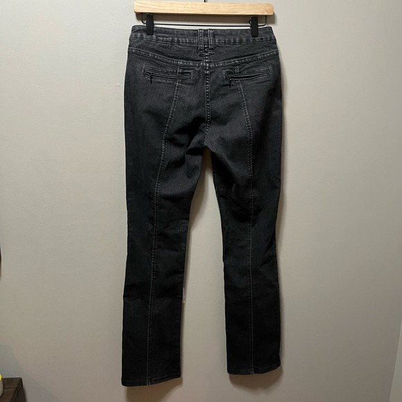 Pilcro Women’s Y2K High Waisted Black Flare Jeans size 30 - Picture 3 of 6